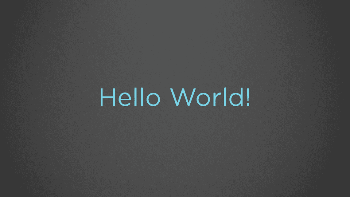 hello world